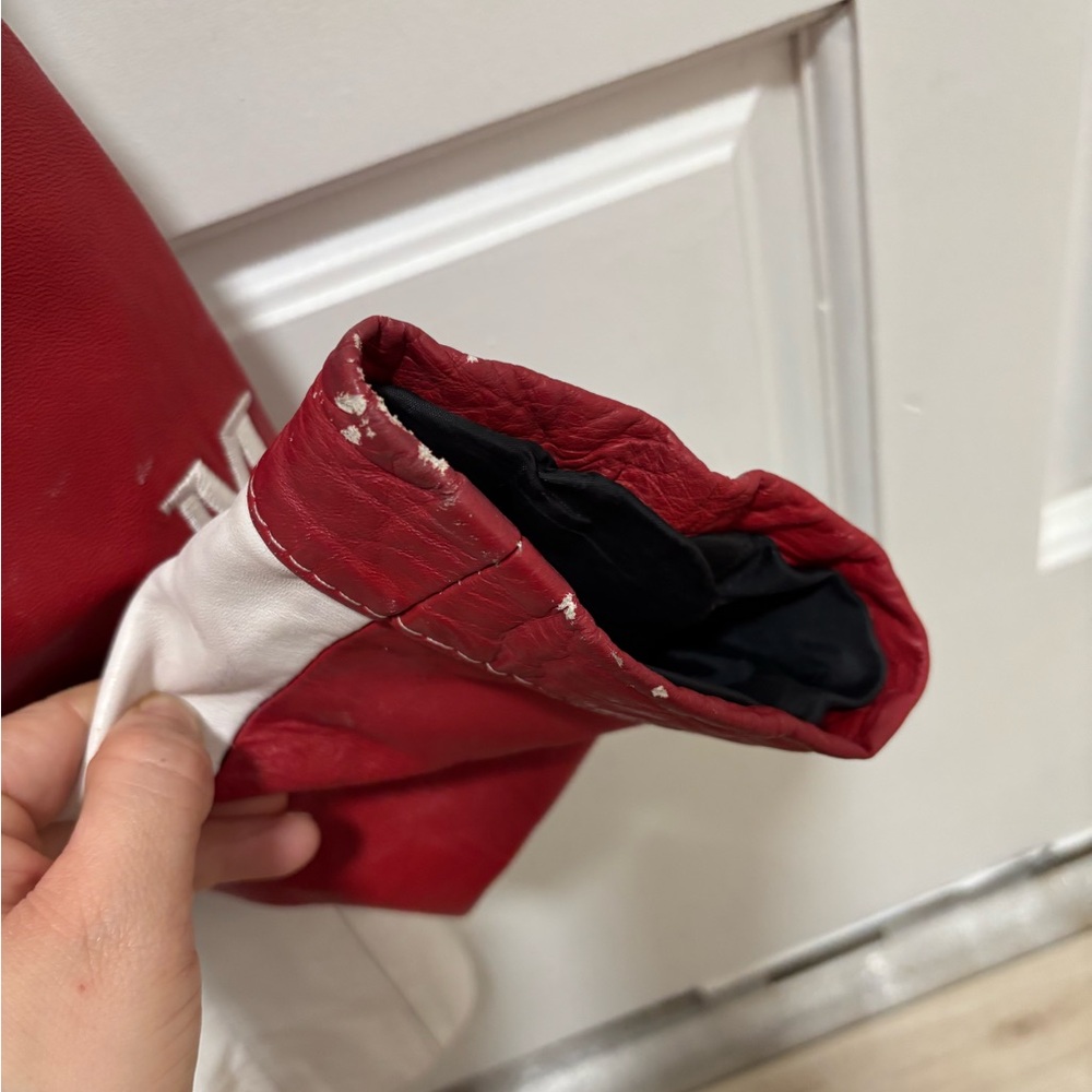Red and White Racing Jacket - Picture 4 of 5
